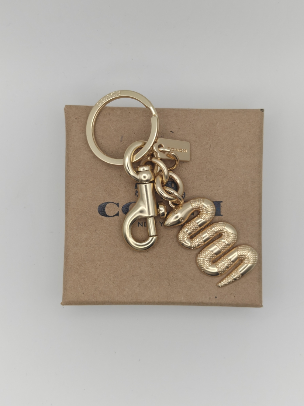 Coach Gold Snake Pendant - Picture 2 of 2
